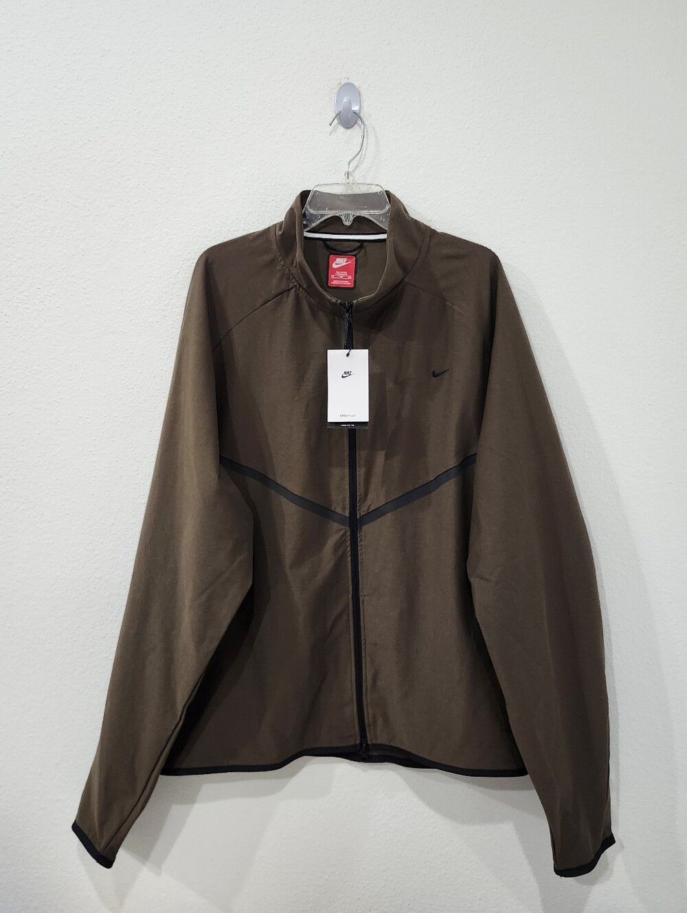 Nike Sportswear Tech Dri-Fit Shori Track Jacket Dark Hazel Brown Men's XXL-TALL